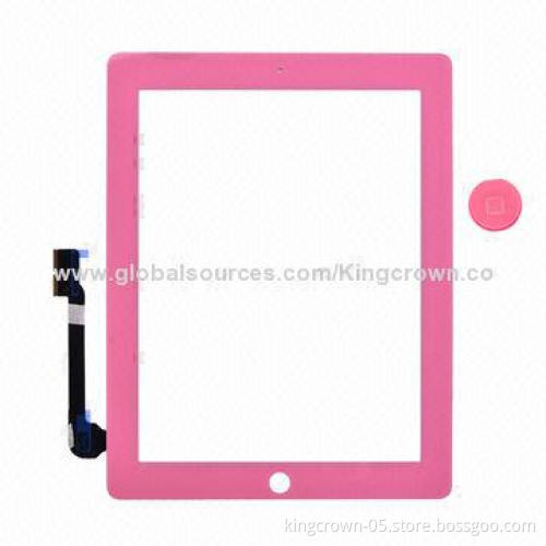 Original Touch Screen Digitizer for iPad 2/3/4, Blue/Pink/Red/Orange/Green